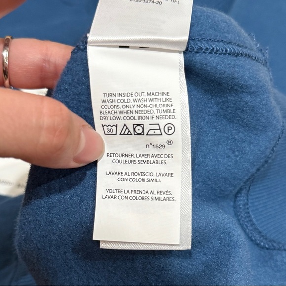 New Ralph Lauren RLX Embroidered-Logo Mock-Neck Jumper Sz XS Blue Preppy Golf - Picture 6 of 8